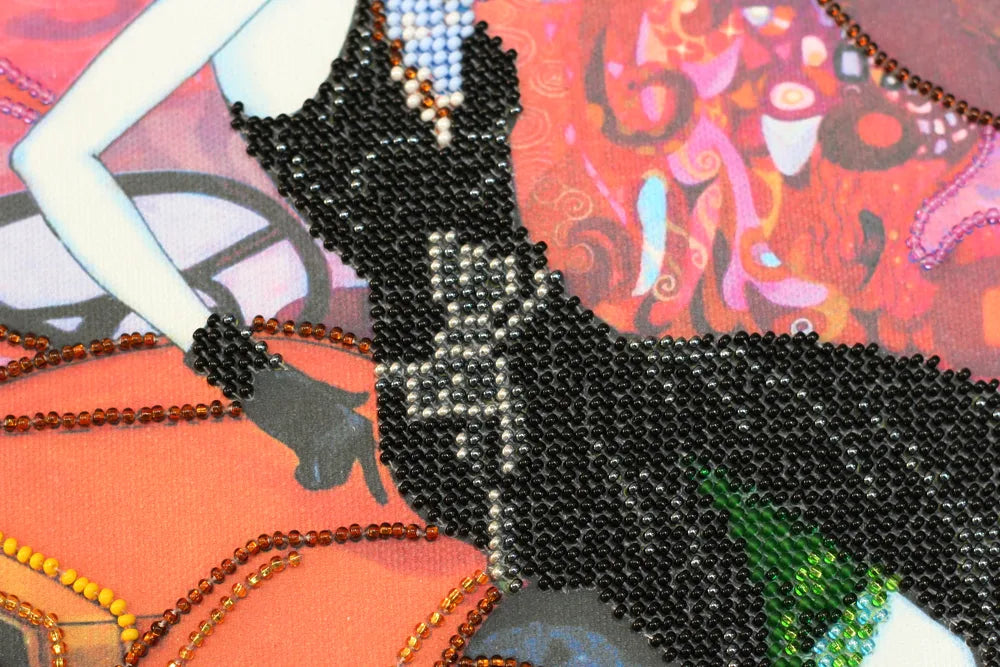 Bead Embroidery Kit Main Bead Embroidery Kit Jazz age girls – 1