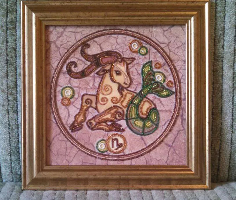 Bead Embroidery Kit Main Bead Embroidery Kit Capricorn