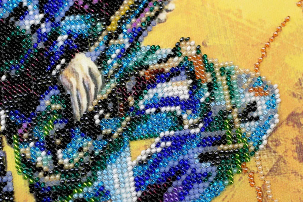Bead Embroidery Kit Main Bead Embroidery Kit Saxophonist (Musical display)