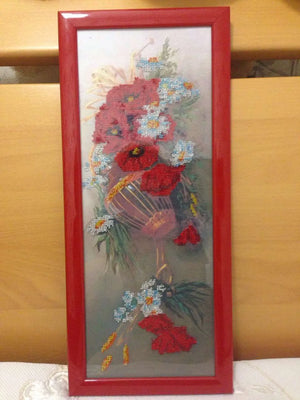 Bead Embroidery Kit Main Bead Embroidery kit Wild flowers