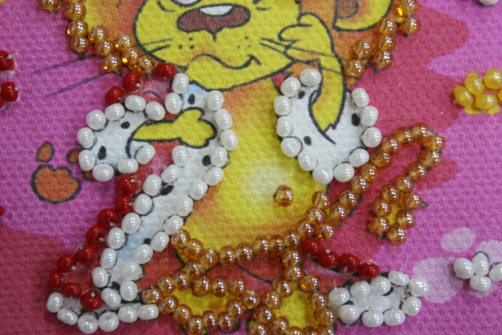 Magnets Bead Embroidery Kit Magnets Bead embroidery kit Leo