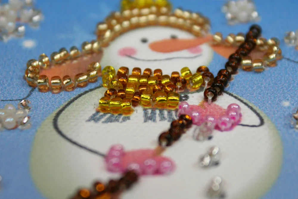 Magnets Bead Embroidery Kit Magnets Bead embroidery kit Snowman – 1