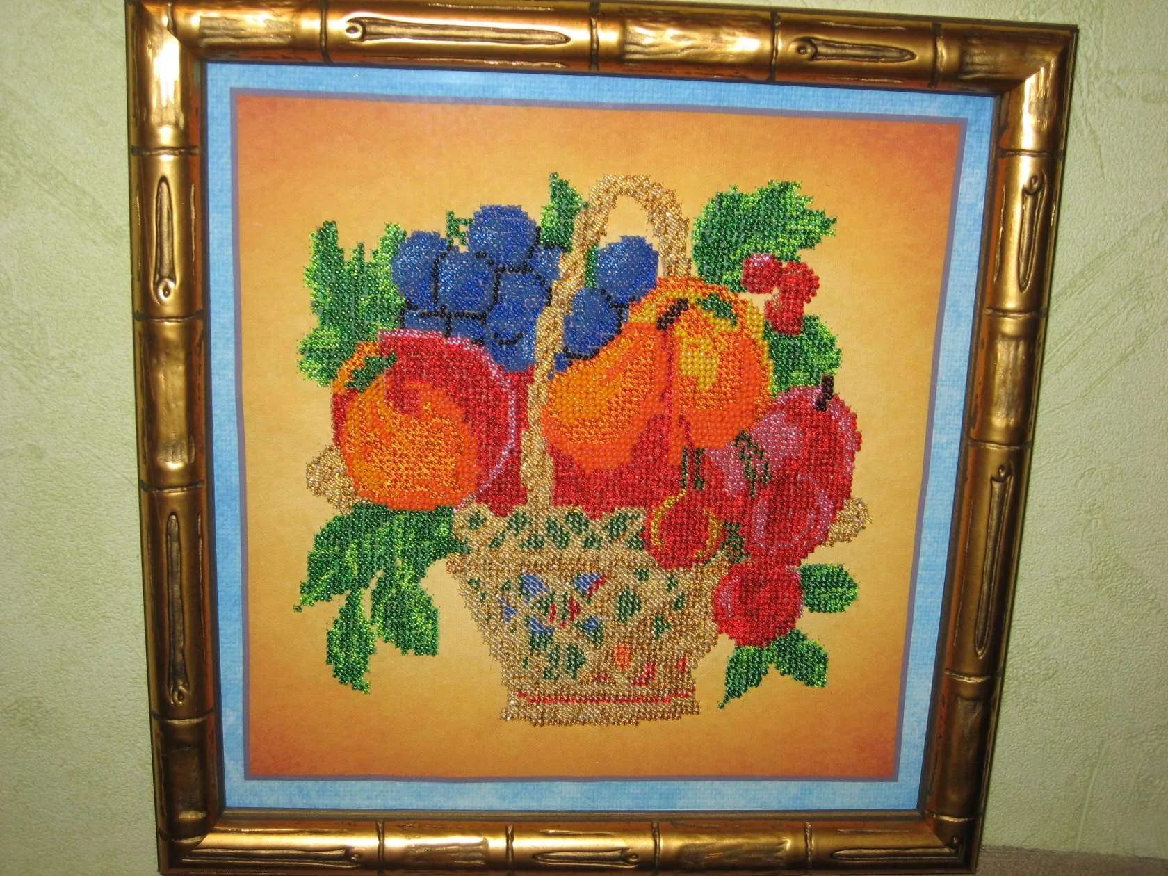Bead Embroidery Kit Main Bead Embroidery Kit Fruit