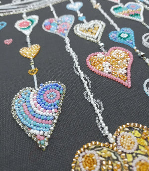Bead Embroidery Kit Main Bead Embroidery Kit Birds in love