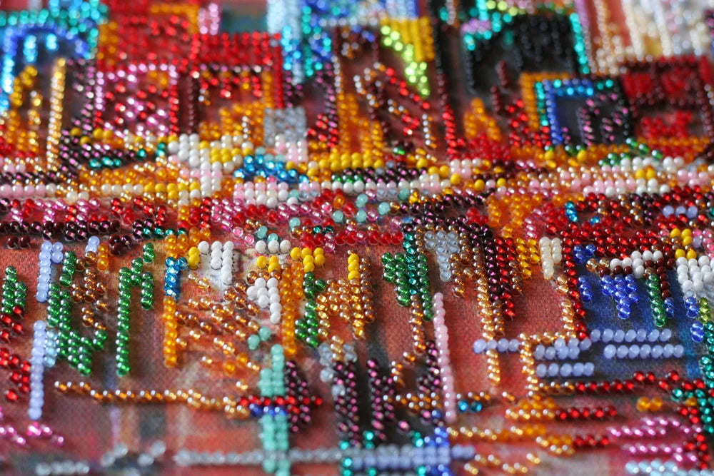 Bead Embroidery Kit Main Bead Embroidery Kit Evening city