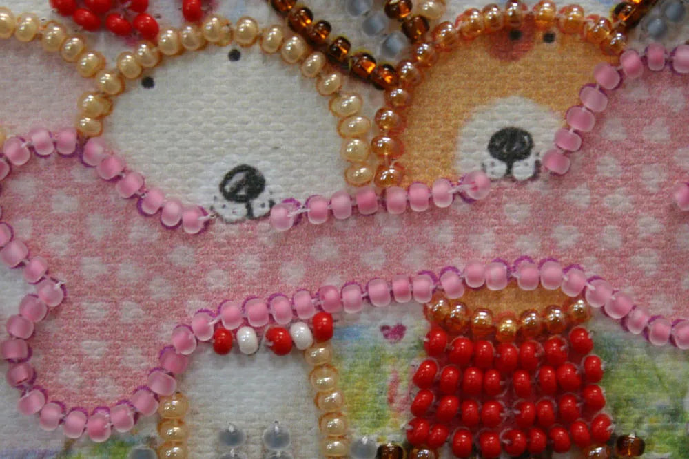 Magnets Bead Embroidery Kit Magnets Bead embroidery kit Doggie with goodies