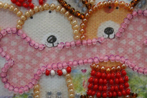 Magnets Bead Embroidery Kit Magnets Bead embroidery kit Doggie with goodies