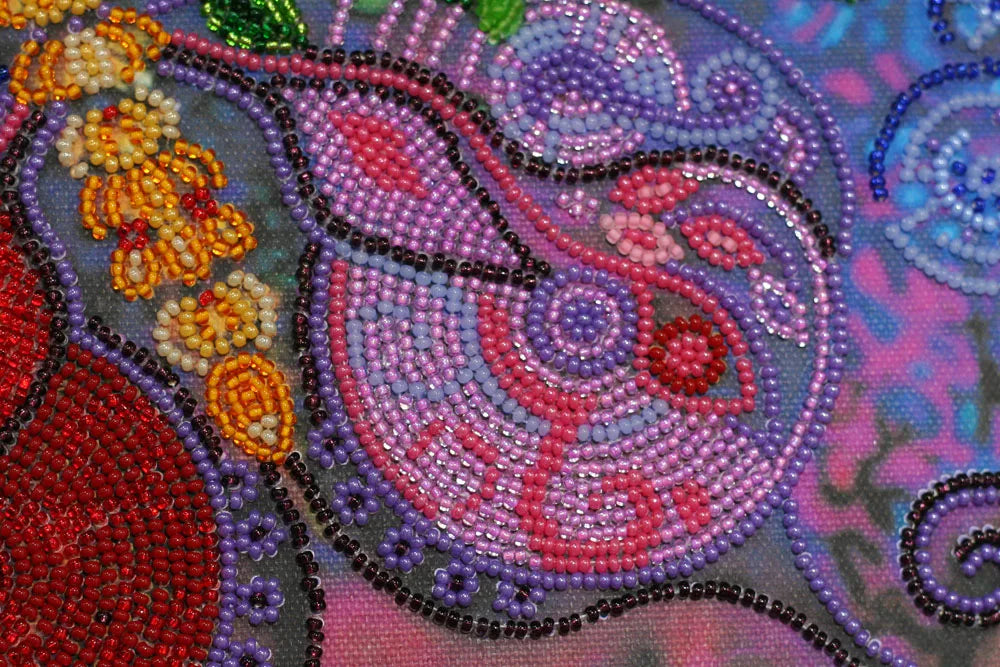 Bead Embroidery Kit Main Bead Embroidery Kit Fly of butterfly