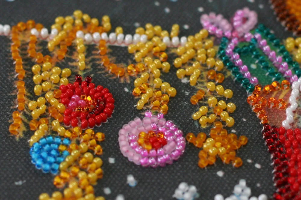 Bead Embroidery Kit Mid-sized bead embroidery kit Owl's gift