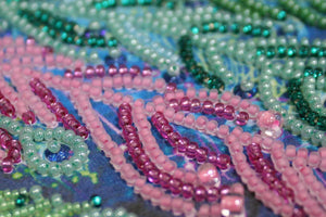 Bead Embroidery Kit Main Bead Embroidery Kit Feather Sunbird