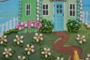 Postcards Bead Embroidery Kit Postcard Bead embroidery kit Happy housewarming – 1