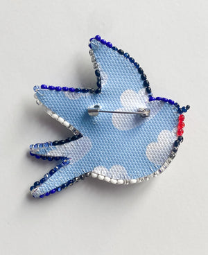 Brooch Embroidery Kit Decoration Song of the Swallow (Decoration)