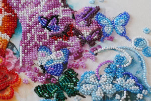 Bead Embroidery Kit Main Bead Embroidery Kit Spotty giraffes