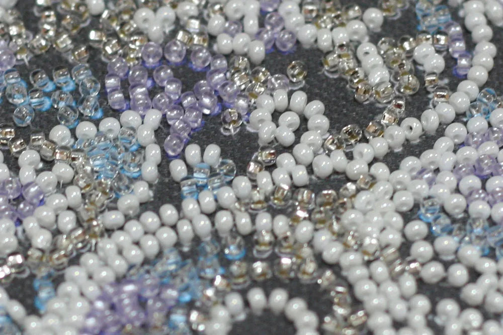 Bead Embroidery Kit Mini Bead embroidery kit Lace heart
