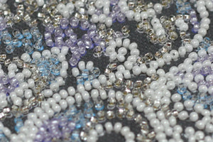 Bead Embroidery Kit Mini Bead embroidery kit Lace heart
