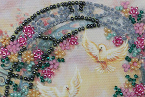 Postcards Bead Embroidery Kit Postcard bead embroidery kits Happy Wedding – 3