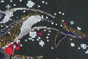 Cross Stitch Kit Cross-stitch kits Killer whales