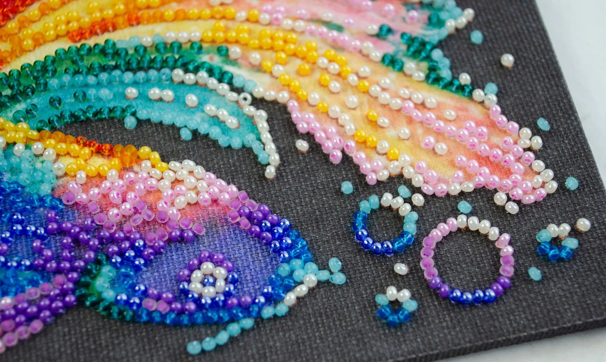 Bead Embroidery Kit Mini Bead embroidery kit Variegated