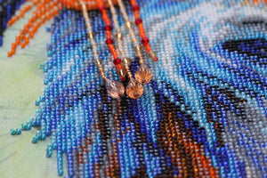 Bead Embroidery Kit Main Bead Embroidery Kit Red fox