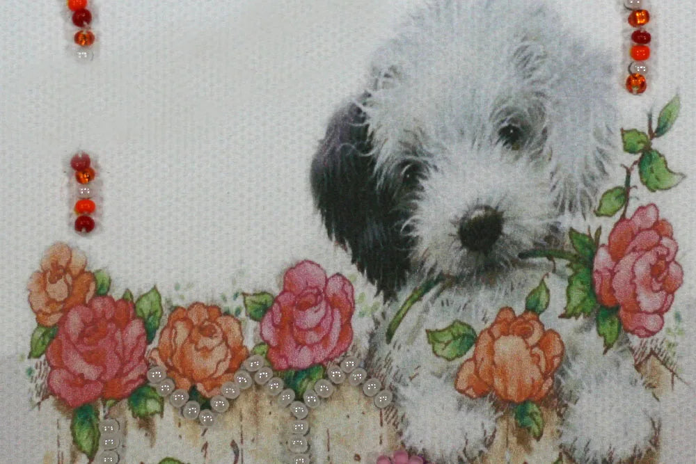 Postcards Bead Embroidery Kit Postcard Bead embroidery kit Miss you – 1
