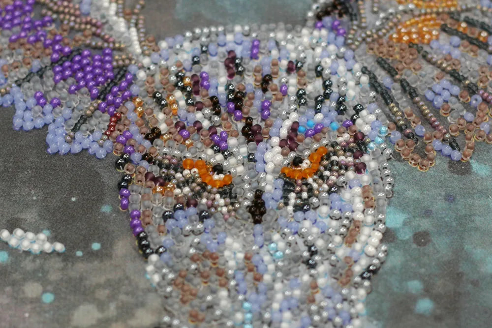 Bead Embroidery Kit Main Bead Embroidery Kit In the morning haze