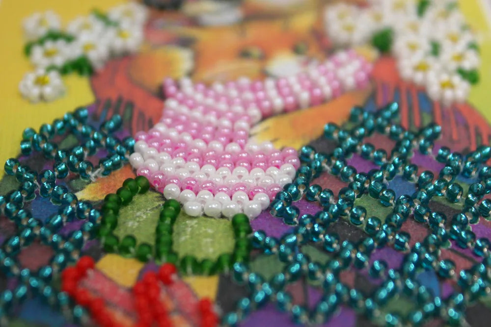 Postcards Bead Embroidery Kit Postcard Bead embroidery kit Dear Grandma – 1