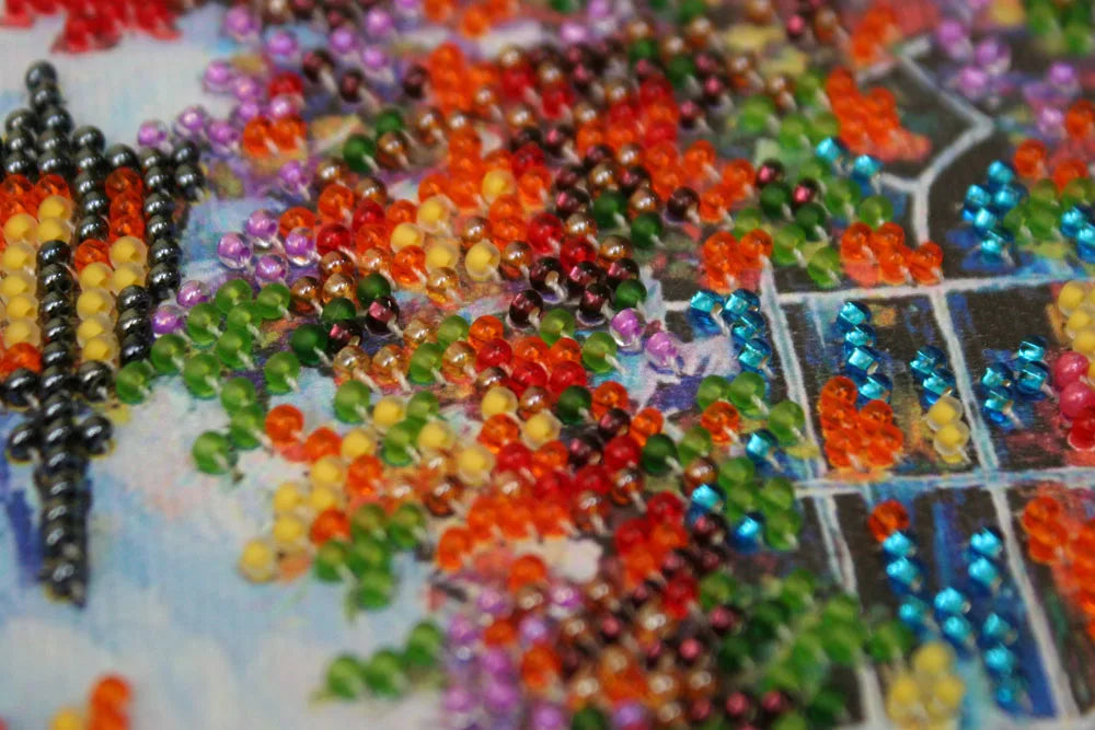 Bead Embroidery Kit Mini Bead embroidery kit Autumn mood