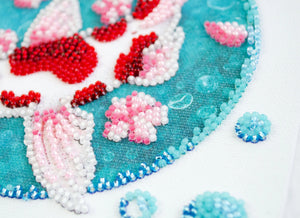 Bead Embroidery Kit Mini Bead embroidery kit Koi carp