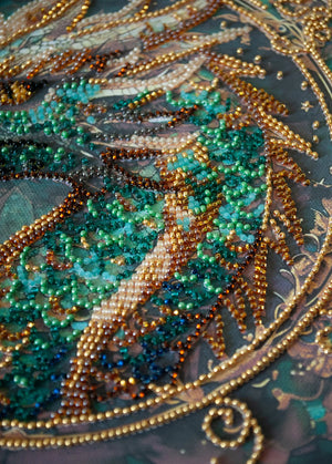 Bead Embroidery Kit Mid-sized bead embroidery kit Breath of Fire
