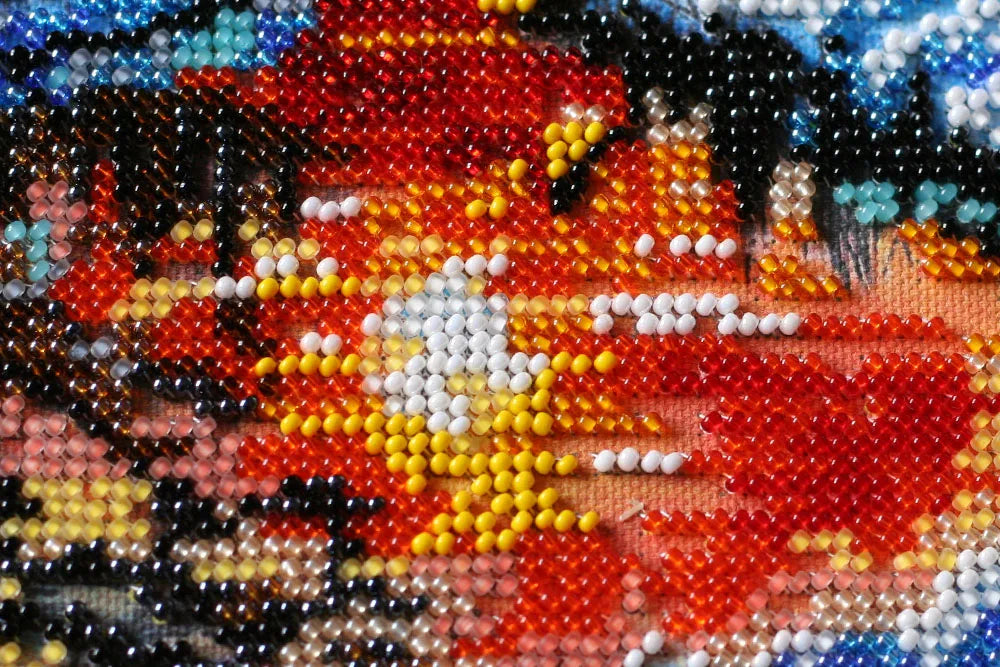 Bead Embroidery Kit Mid-sized bead embroidery kit Dawn of the evening