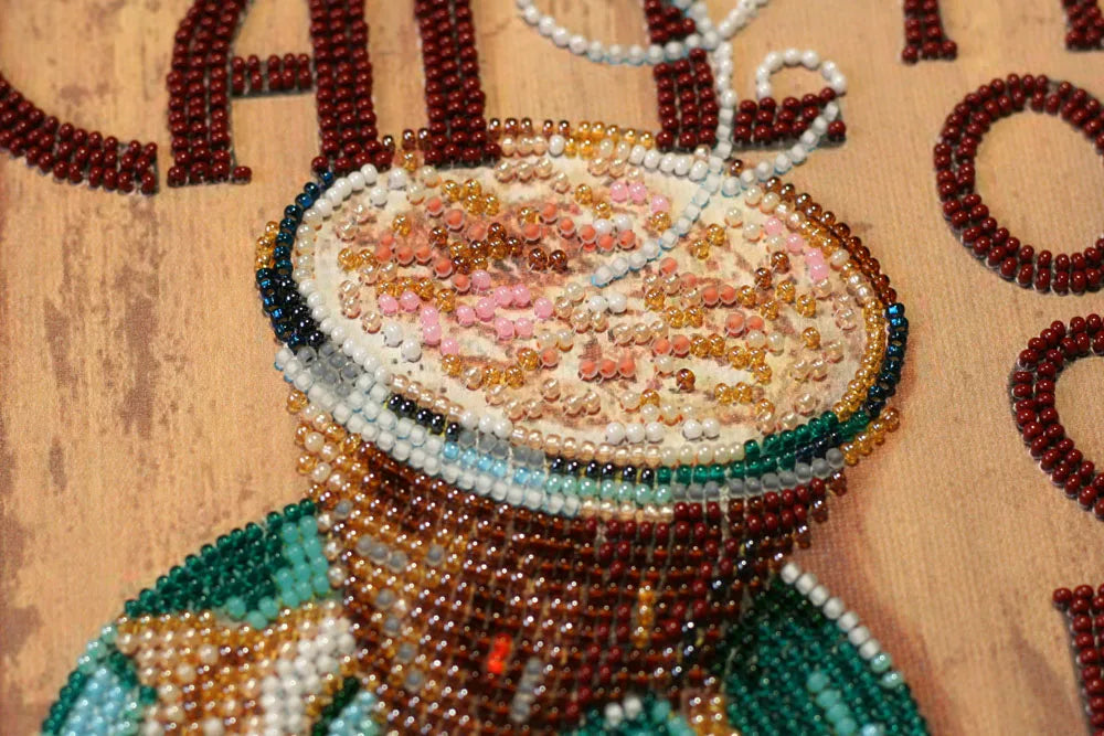 Bead Embroidery Kit Mid-sized bead embroidery kit Mocha