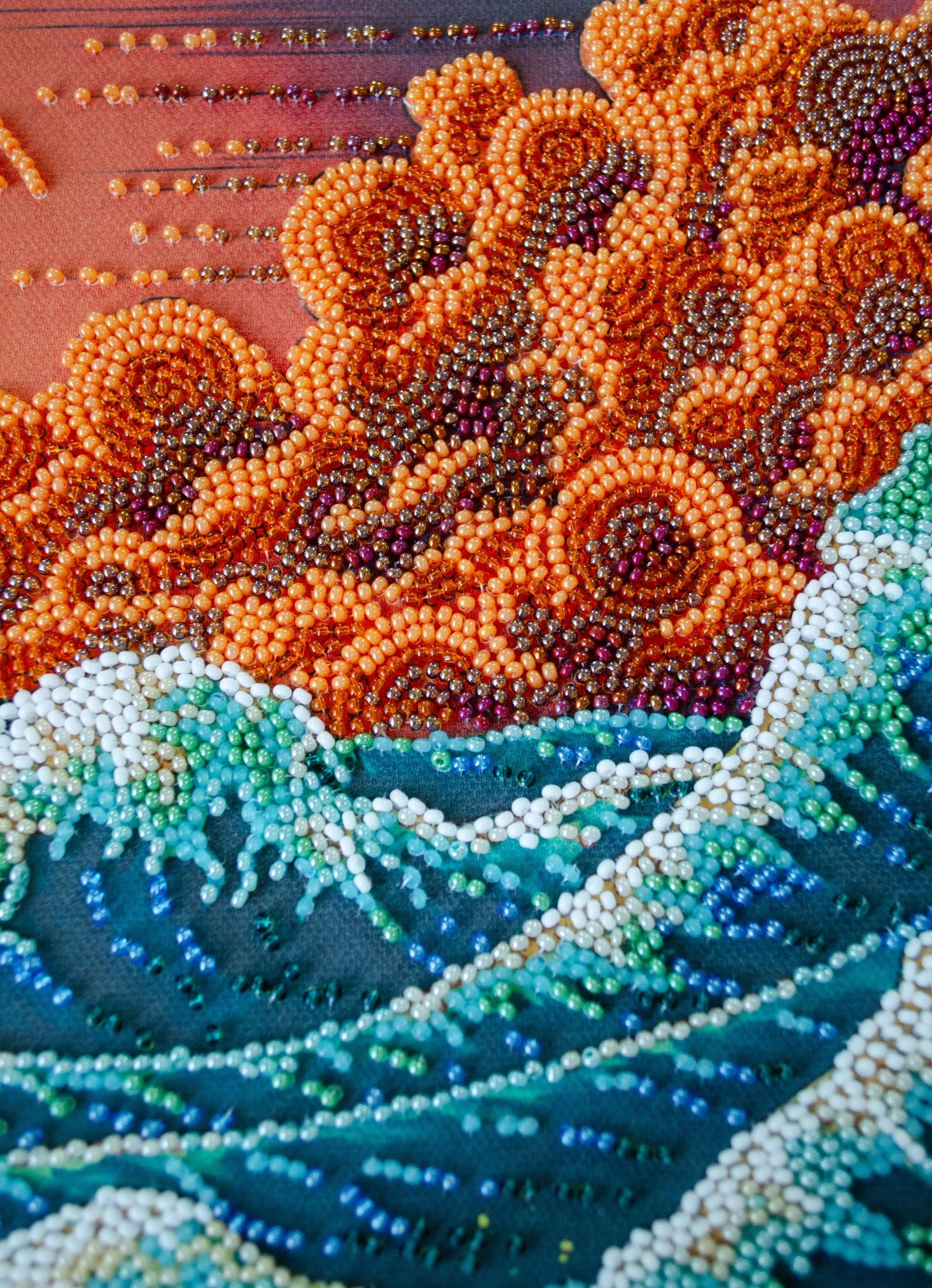 Bead Embroidery Kit Main Bead Embroidery Kit The Murmuring Sea…