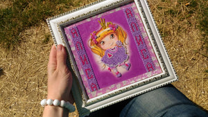 Bead Embroidery Kit Mini Bead embroidery kit Fiona