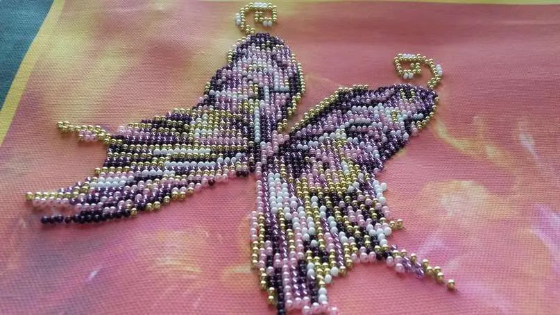 Bead Embroidery Kit Main Bead Embroidery Kit Butterfly