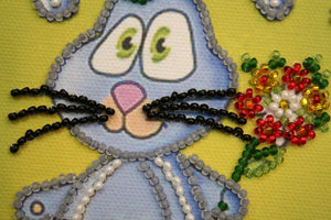 Postcards Bead Embroidery Kit Man's man – 1