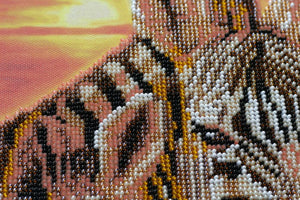 Bead Embroidery Kit Main Bead Embroidery Kit Zebras