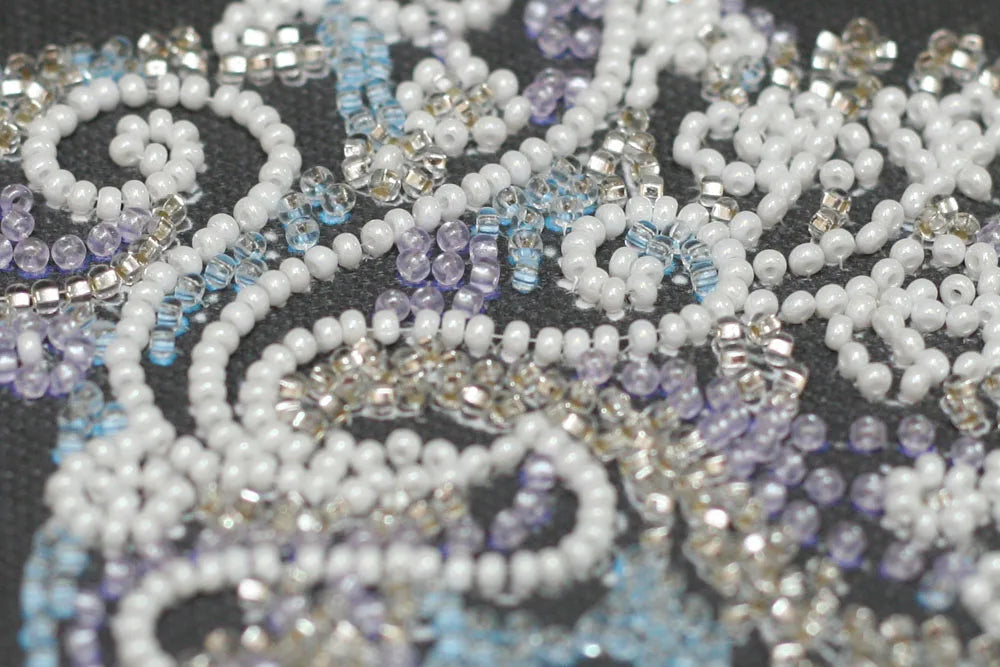 Bead Embroidery Kit Mini Bead embroidery kit Lace star
