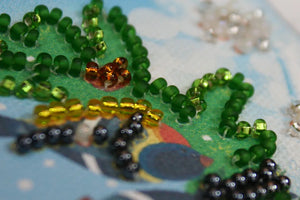 Magnets Bead Embroidery Kit Magnets Bead embroidery kit On the twig – 1