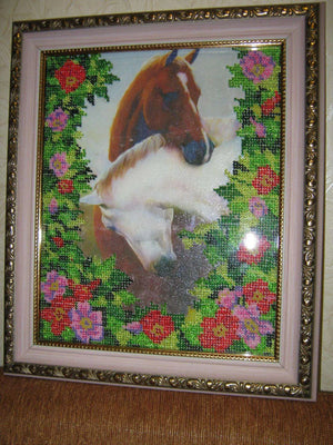 Bead Embroidery Kit Love