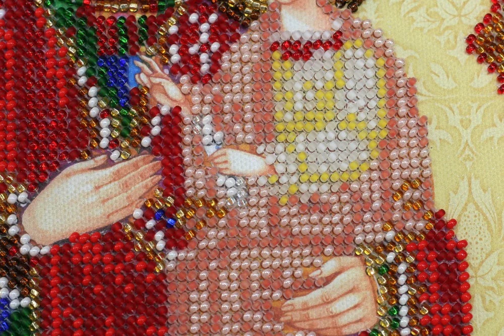 Bead Embroidery Kit Main Bead Embroidery Kit Icon of the Mother of God “The Quick to Hearken”
