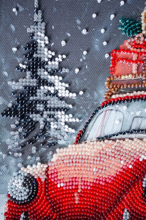 Bead Embroidery Kit Mid-sized bead embroidery kit Holiday Delivery