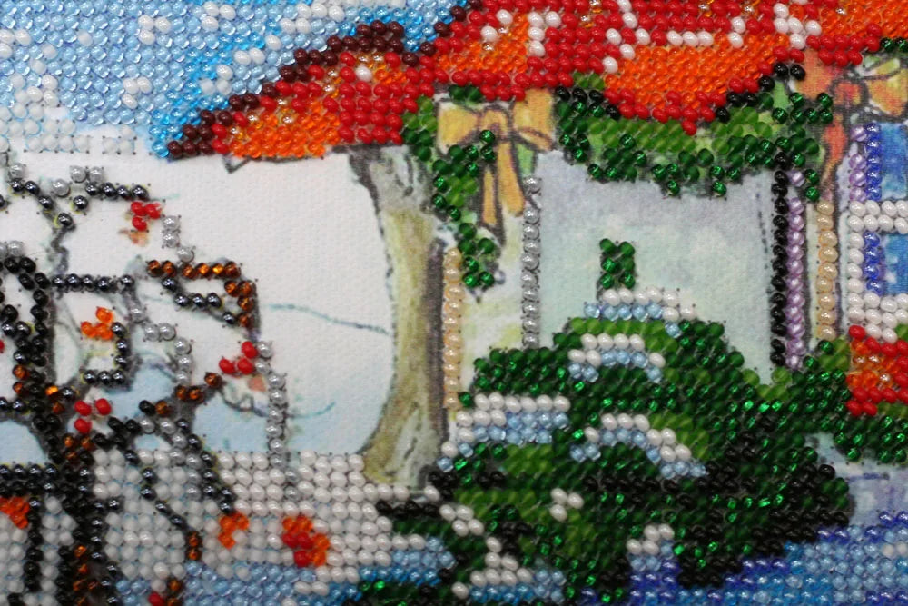 Bead Embroidery Kit Main Bead Embroidery Kit Fabulous winter - 2