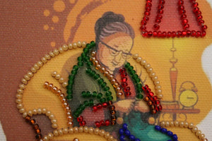 Postcards Bead Embroidery Kit Dear Grandma – 2