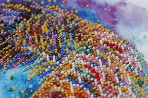 Bead Embroidery Kit Mid-sized bead embroidery kit Good luck fish