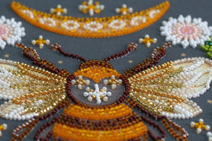 Bead Embroidery Kit Mid-sized bead embroidery kit Honey dream