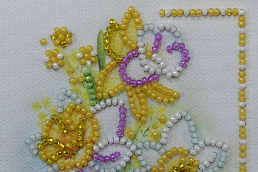 Postcards Bead Embroidery Kit Postcard Bead embroidery kit Spring gift
