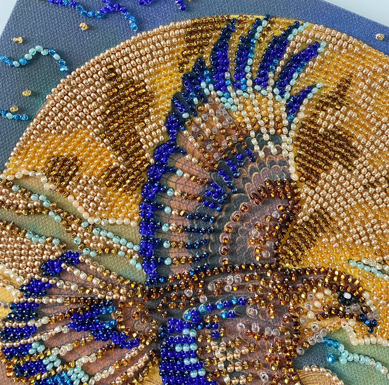Bead Embroidery Kit Mid-sized bead embroidery kit Wings of the Desert