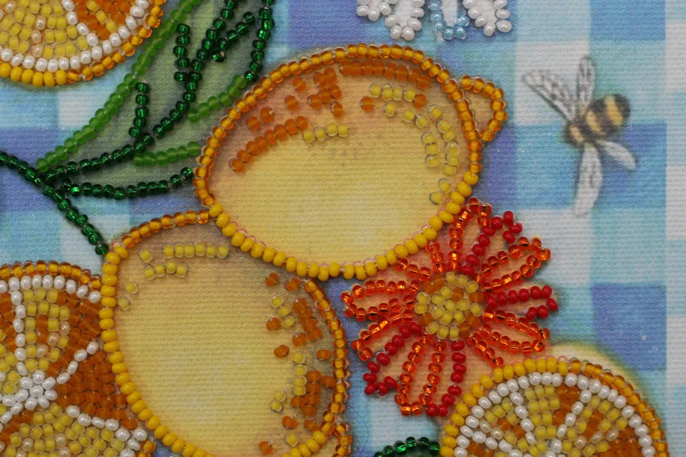 Bead Embroidery Kit Mini Bead embroidery kit The summer limons