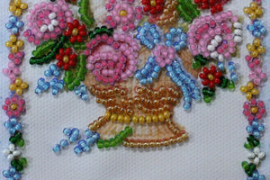 Postcards Bead Embroidery Kit Postcard Bead embroidery kit Flowers by angel