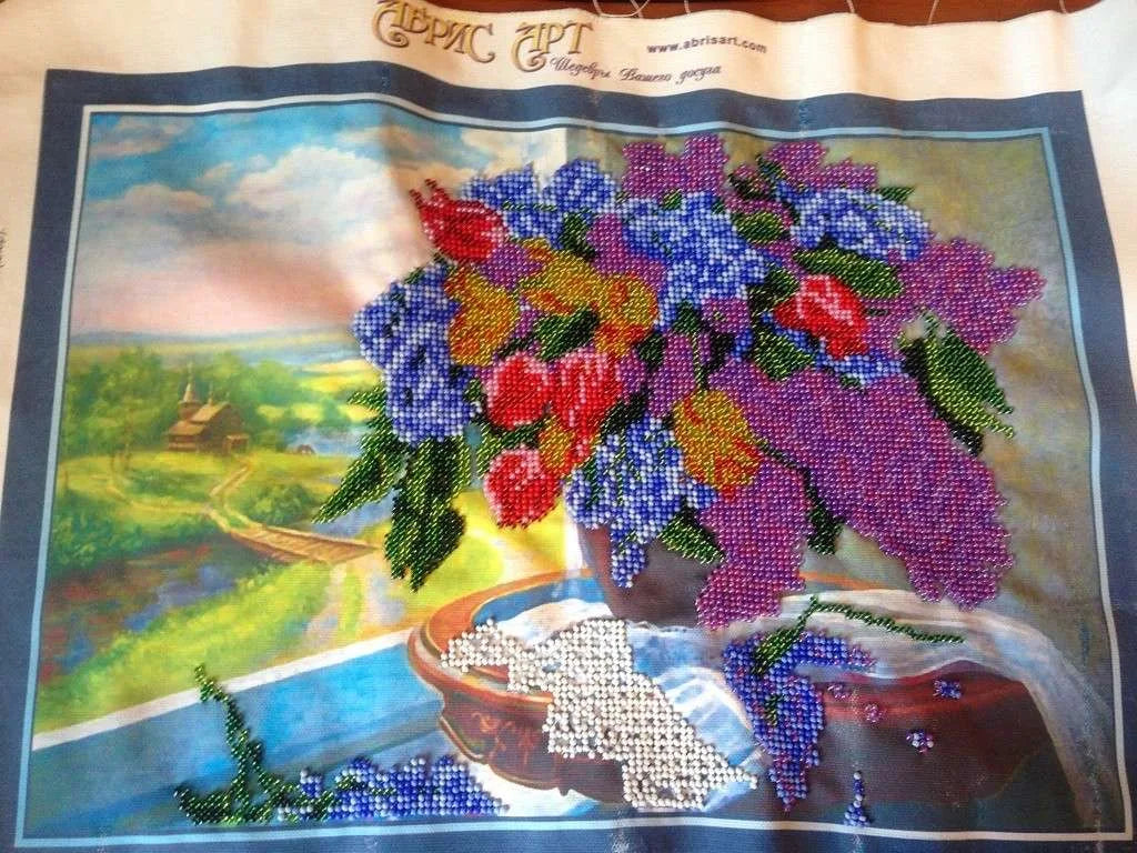 Bead Embroidery Kit Main Bead Embroidery Kit Nostalgia
